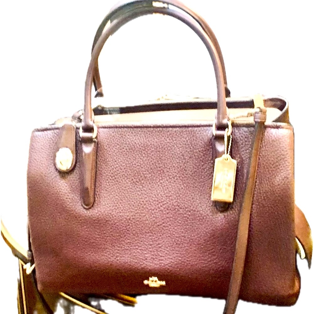 Brand new with tags leather  Brooklyn Coach Carryall!